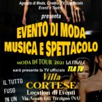A Villa Cortese finale di MODA IN TOUR, domenica 5 dicembre, a cura di Mondo Eventi Campania