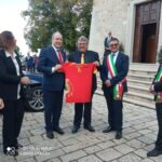 Incontro tra il Principe Alberto di Monaco ed il Presidente della Nazionale Calcio Regno Delle Due Sicilie FA Massimo Amitrano